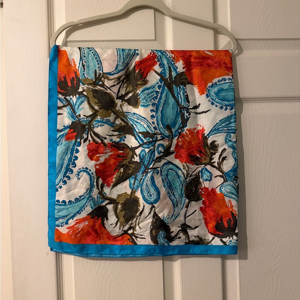 Talbots silk scarf